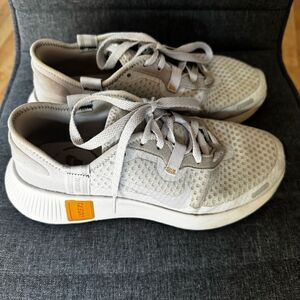 Tan and orange Nike Running Shoes Women’s 8.5